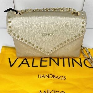 VALENTINO Lynn Preciosa Dollaro Leather Crossbody